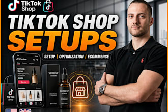 set up your tiktok shop, listings and storefront for ecommerce
