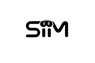 design humanoid show robot sim logo