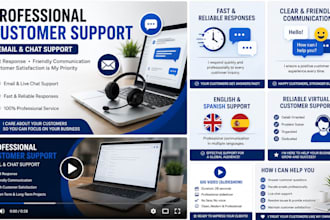 handle customer service emails and live chat support