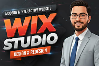 design and redesign interactive wix studio website, figma to wix, wix seo
