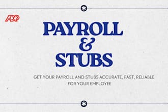 create stubs, w2 forms and paychecks for urgent delivery
