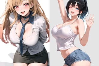 write nsfw fanfiction kinky smut erotical bdsm romance story amime