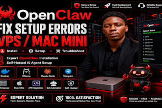 install openclaw fix setup errors on vps mac mini expert openclaw installation