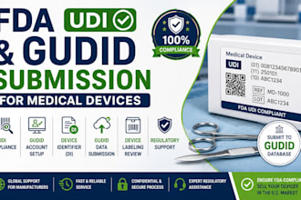 create fda udi and gudid submission for medical devices
