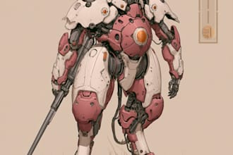 high quality robot, mecha concepts