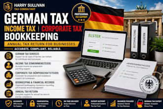german tax income tax corporate tax bookkeeping annual tax return for businesses