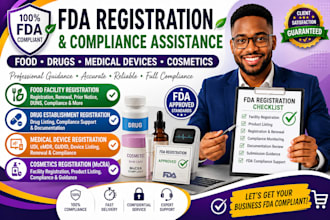 fda registration compliance assistance for food, drug, and medical devices