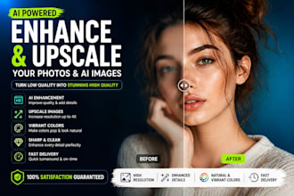 enhance and upscale your photos and ai images