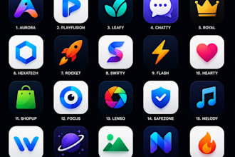create a professional mobile app logo in 24 hours