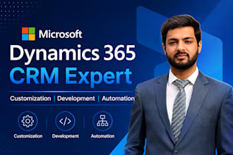 customize and develop microsoft dynamics 365 CRM solutions