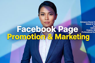 do professional facebook page promotion and marketing for organic growth