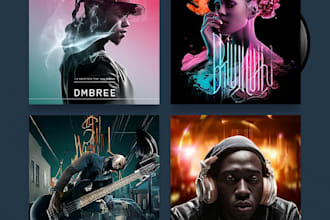 design a professional album cover