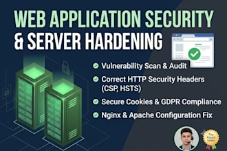 do web application pentesting and secure server configuration