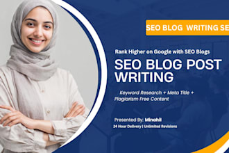 do content writing for seo  blog posts