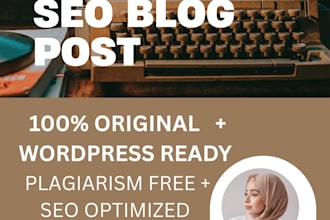 do content writing for seo  blog posts