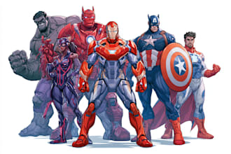 superhero character for comics