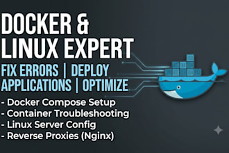 deploy applications and fix errors in docker or docker compose