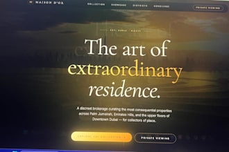 build a modern 3d real estate website