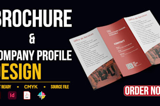 design bifold and trifold brochure for your brand