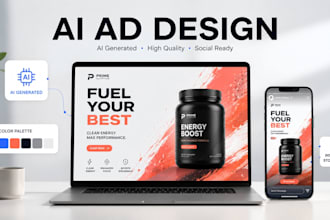 create ai generated ad posters social media graphics and promo videos