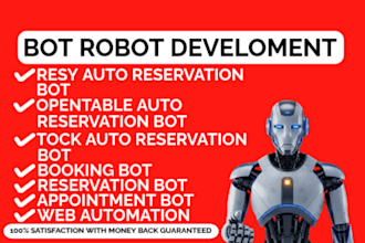 do resy auto reservation bot, opentable auto booking bot, tock auto appointment