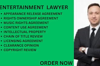 provide film clearance services, copyright review, and entertainment law support