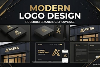 create a unique business logo with professional brand impact