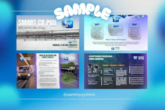 design creative and eye catching presentation slides