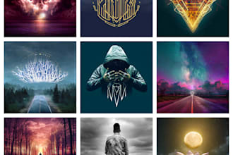 design album cover or single cover art