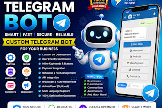 build a professional telegram bot for business automation