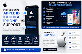 provide professional apple id, icloud, and iphone setup support