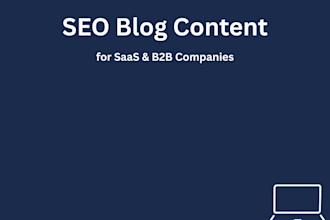 write SEO blog content for your saas or tech business