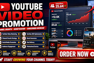 promote youtube videos channel growth monetization social media subscribers