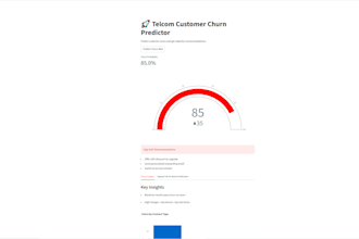 build a churn prediction model for your business