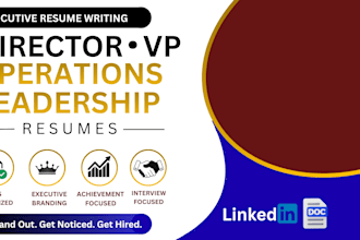 a leadership resume for directors and vps