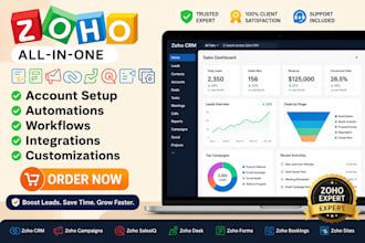 setup zoho crm campaigns zoho site zoho salesiq zoho desk zoho form bookings