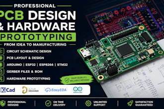 design pcb, circuit schematic, hardware prototyping
