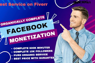 prepare professional facebook monetization page
