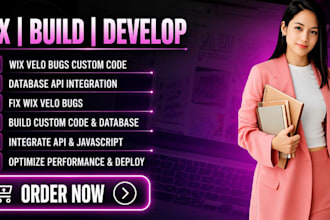 fix build wix velo code bugs customize database api integration wix velo website