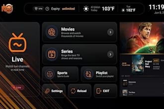 professionally rebrand ibo ultra glass iptv app with your logo and name