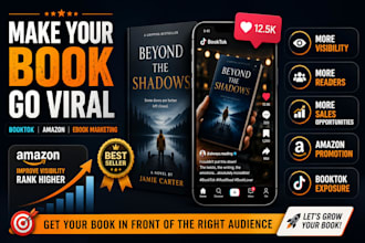 do viral booktok promotion, amazon kdp book promotion, ebook marketing