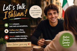 be your italian speaking partner