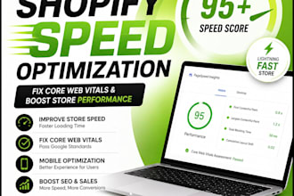 optimize shopify speed, fix core web vitals and improve performance