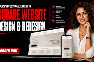 do square space website, square online store, business website