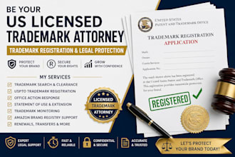 be your US trademark attorney, trademark registration, office action response