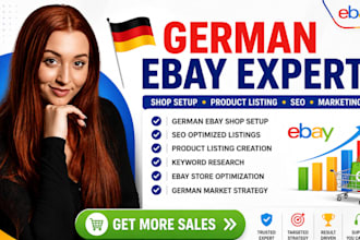 do german ebay shop setup, ebay listing, germany ebay seo, german ebay marketing