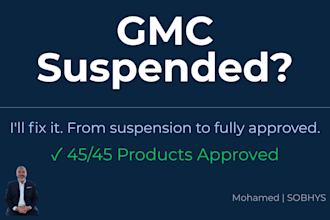 fix your google merchant center suspension or set it up from scratch