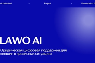 design a modern startup pitch deck presentation in canva