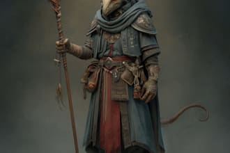 do fanatsy character art for you