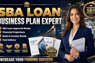 write a professional business plan and sba loan proposal